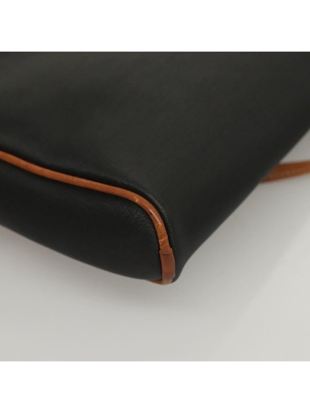 Authentic Christian Dior Shoulder Bag Leather PVC Black Brown - Picture 7 of 16